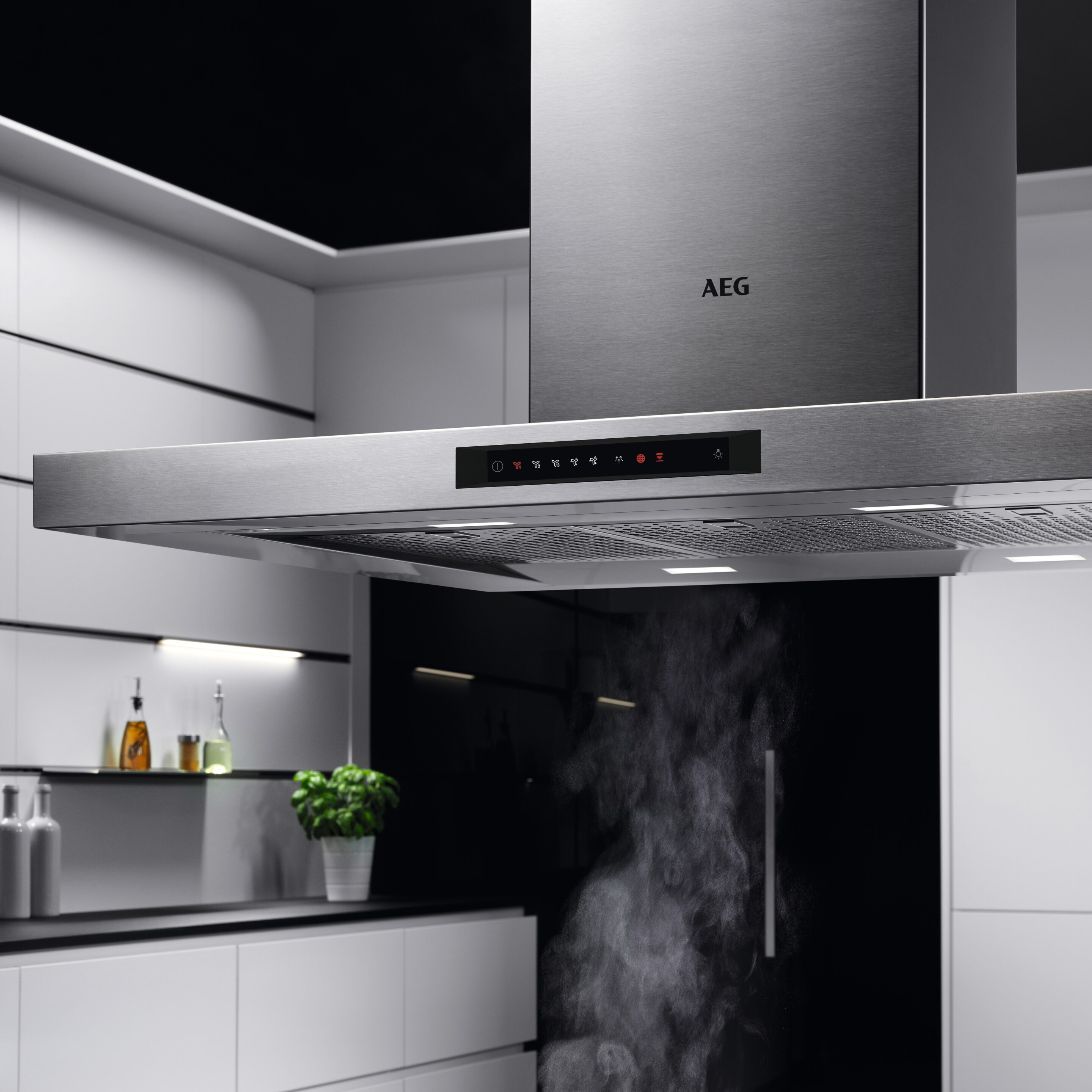 Zobrazovací panel odsavače AEG